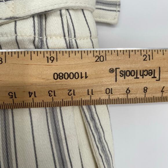Talbots Pants Women’s 16 Straight Ankle Jean Hillside Stripe Classic Traditional - Picture 9 of 11